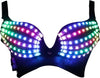LED Glowing Rave Bra