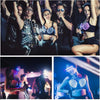 LED Glowing Rave Bra