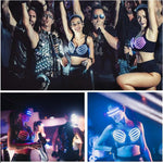 LED Glowing Rave Bra