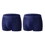 Leakproof Ice Silk Mesh Mens Boxer