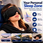 Light Blocking Wearable Travel Blanket