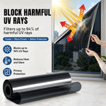 Black One-Way Mirror Privacy Window Film