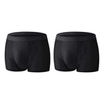 Leakproof Ice Silk Mesh Mens Boxer