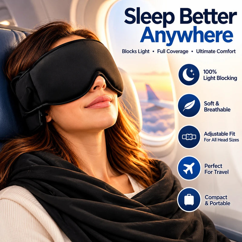 Light Blocking Wearable Travel Blanket