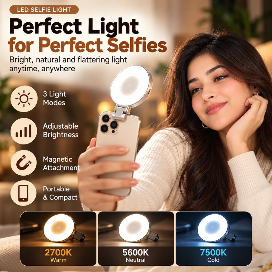 Light up your night selfies