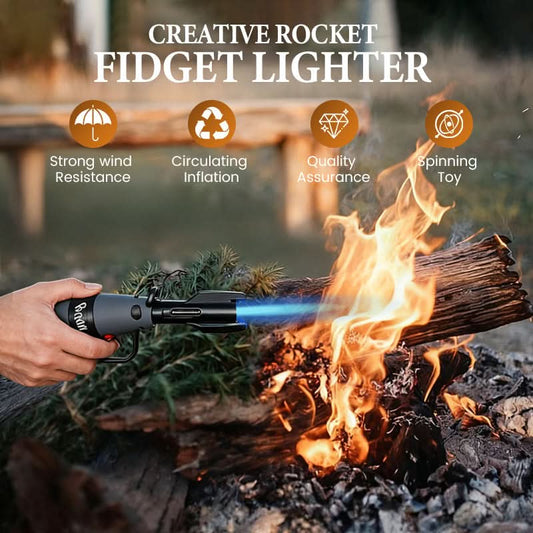 Creative Rocket Fidget Jet Lighter