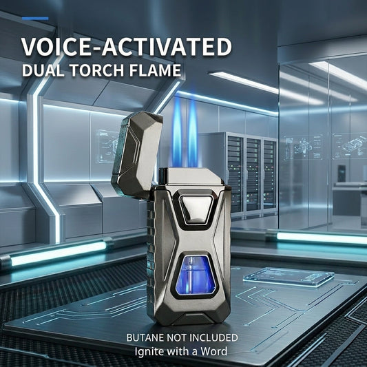 Voice Activated Dual Torch Lighter